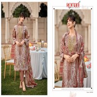 Romani Saniya Wholesale Soft Cotton With Lining Embroidery Work Dress Material