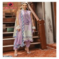 NAFISA MONSOON COTTON COLLECTION VOL 15 KARACHI PRINT PAKISTANI TRENDY UNSTITCH SUIT