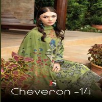 DEEPSY SUITS CHEVERON VOL 14 LATEST PURE COTTON WITH EMBROIDERY WORK PAKISTANI UNSTITCH SUIT