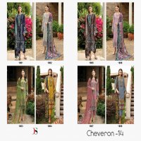 DEEPSY SUITS CHEVERON VOL 14 LATEST PURE COTTON WITH EMBROIDERY WORK PAKISTANI UNSTITCH SUIT
