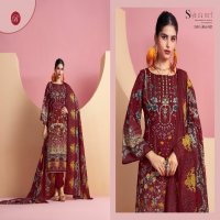 Belliza Ruksana Wholesale Pure Cotton With Handwork Work Dress Material