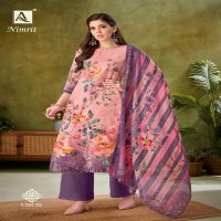 alok launch nimrit zam print casual wear pakistani dress material