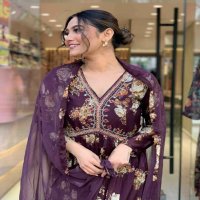 Tanisha Vol-18 Wholesale Viscose Fabrics Readymade 3 Piece Salwar Suits