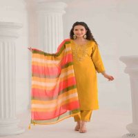 Tanisha Vol-18 Wholesale Viscose Fabrics Readymade 3 Piece Salwar Suits