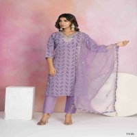 Tanisha Vol-18 Wholesale Viscose Fabrics Readymade 3 Piece Salwar Suits