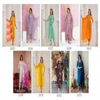 Tanisha Vol-18 Wholesale Viscose Fabrics Readymade 3 Piece Salwar Suits