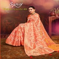 Saroj Kishori Saroski Vol-3 Wholesale Soft Linen With Rich Pallu Sarees