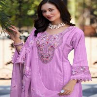 PRM Kaia Wholesale Pure Cotton Pattern With Hand And Embroidery Work Readymade Suits