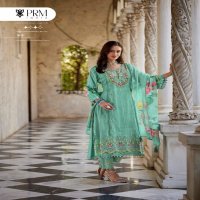 PRM Kaia Wholesale Pure Cotton Pattern With Hand And Embroidery Work Readymade Suits