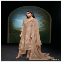 Ganga Jaely S3270 Wholesale Bemberg Silk With Embroidery Salwar Suits