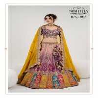 Nishtha D.no 1057 To 1060 Wholesale Readymade Bridal Lehengas