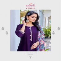 Aanchi Venus Wholesale 3 Piece Set Flair Concept Readymade Suits