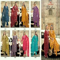 Nishant Shalini Wholesale Jam Silk With Embroidery Work Salwar Suits