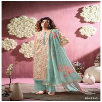 Ganga Ifrah S3427 Wholesale Cotton Printed With Embroidery Salwar Suits