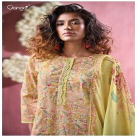 Ganga Ifrah S3427 Wholesale Cotton Printed With Embroidery Salwar Suits