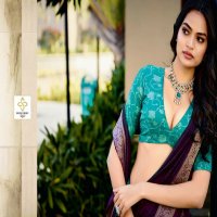Shubh Shree Anupriya Wholesale Velvet Tusser Silk Party Wear Sarees