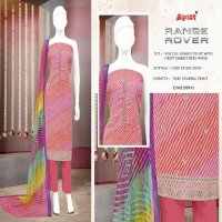 Bipson Range Rover D.no 2909 Wholesale VIscose Simmer With Ethnic Handwork Dress Material