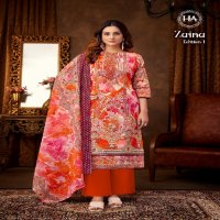 Harshit Zaina Wholesale Pure Viscose Reyon With Hand Work Dress Material