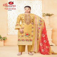 Ganeshji Tahira Vol-1 Wholesale Soft Cotton Printed Dress Material