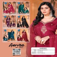 aarvee by kaya gaji silk fully stitch plus size salwar kameez online