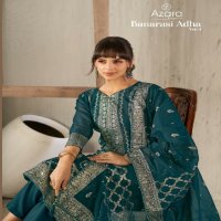 Radhika Azara Banarasi Adha Vol-4 Wholesale Cotton Jacquard With Work Dress Material