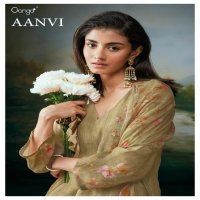 Ganga Aanvi Wholesale Cotton Linen Printed With Embroidery Salwar Suits