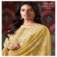 Ganga Darine S3409 Wholesale Cotton Printed With Embroidery Salwar Suits