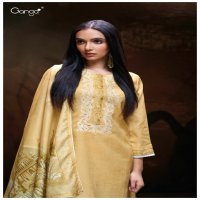 Ganga Kamry S3351 Wholesale Pure Mal Printed With Embroidery Salwar Suits