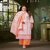 Harshit Summer Saga Vol-2 Wholesale Pure Cotton With Swarovski Diamond Work Dress Material