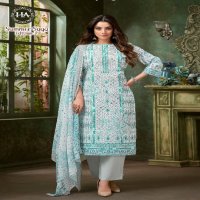 Harshit Summer Saga Vol-2 Wholesale Pure Cotton With Swarovski Diamond Work Dress Material