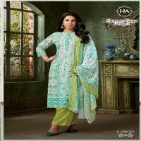Harshit Summer Saga Vol-2 Wholesale Pure Cotton With Swarovski Diamond Work Dress Material