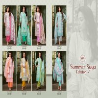 Harshit Summer Saga Vol-2 Wholesale Pure Cotton With Swarovski Diamond Work Dress Material