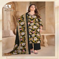 Alok Raabia Wholesale Pure Viscose Muslin With Handwork Dress Material