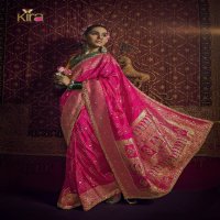 Kira Creations Kimayra Wholesale Pure Viscose Dola With Handwork Designer Sarees