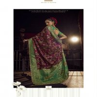 Kira Creations Kimayra Wholesale Pure Viscose Dola With Handwork Designer Sarees