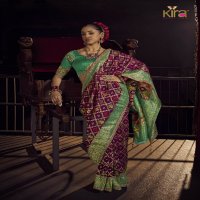 Kira Creations Kimayra Wholesale Pure Viscose Dola With Handwork Designer Sarees