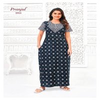 Pranjul Pragati Nighties Vol-10 Wholesale Nighties Catalogue