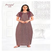 Pranjul Pragati Nighties Vol-10 Wholesale Nighties Catalogue