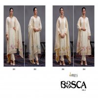 bosca vol 4 by ibiza lawn cotton jacquard elegance style dress material