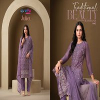 Vipul Juliet Wholesale Chiffon Fabrics Straight Cut Salwar Kameez