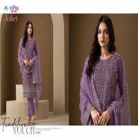 Vipul Juliet Wholesale Chiffon Fabrics Straight Cut Salwar Kameez