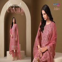 Vipul Juliet Wholesale Chiffon Fabrics Straight Cut Salwar Kameez