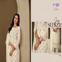 Vipul Juliet Wholesale Chiffon Fabrics Straight Cut Salwar Kameez