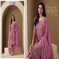Vipul Juliet Wholesale Chiffon Fabrics Straight Cut Salwar Kameez