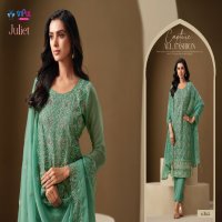 Vipul Juliet Wholesale Chiffon Fabrics Straight Cut Salwar Kameez