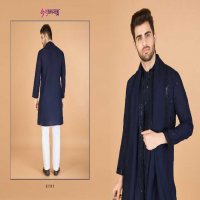 Shubhvastra Raj Vastra Wholesale Embroidered Mens Kurta With Dupatta