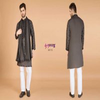 Shubhvastra Raj Vastra Wholesale Embroidered Mens Kurta With Dupatta