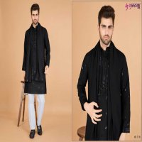 Shubhvastra Raj Vastra Wholesale Embroidered Mens Kurta With Dupatta