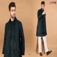 Shubhvastra Raj Vastra Wholesale Embroidered Mens Kurta With Dupatta