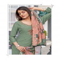 Wooglee Ehsaas Wholesale Viscose Weaving Top With Pant And Dupatta